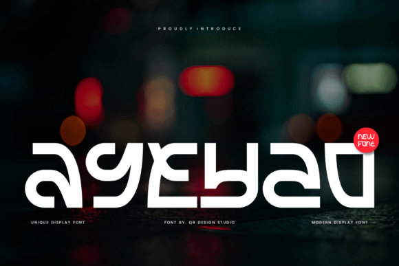 Ageyzo: The Bold Display Font for Crafters