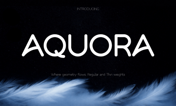 Aquora: A Modern Sans Serif Font for Your Brand