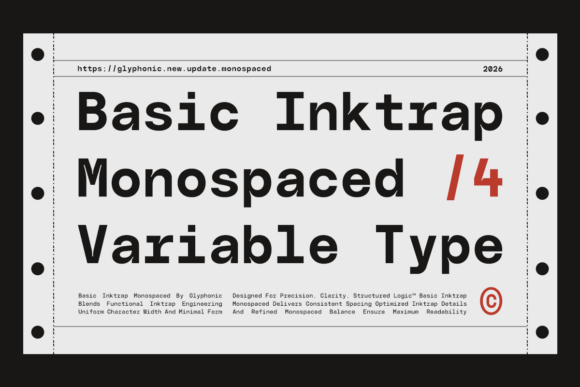 Basic Inktrap: A Contemporary Monospaced Typeface Review