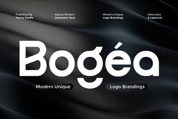 Bogea: A Modern Sans Serif for Professional Branding