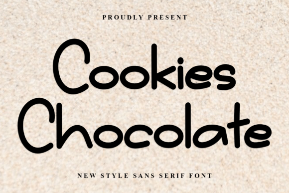 Cookies Chocolate: A Warm Sans Serif Font for Crafters