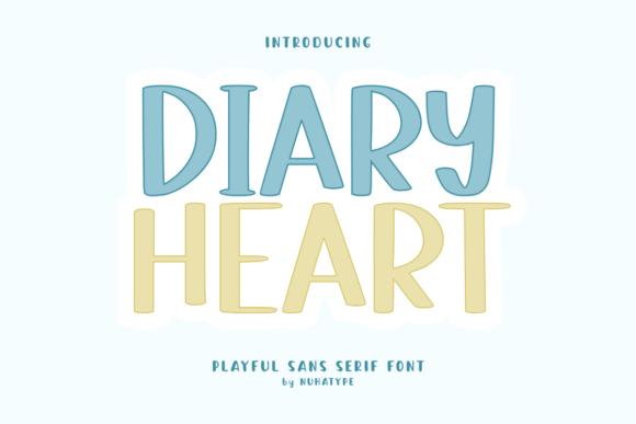 Diary Heart: A Cute Handwriting Font for Campaigns