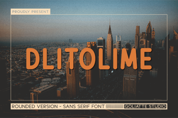 Dlitolime: An Eccentric All Caps Font for Web Design