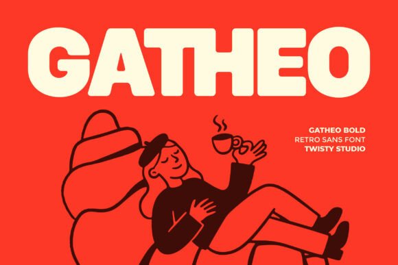Gatheo: The Bold Retro Sans Font for Campaigns