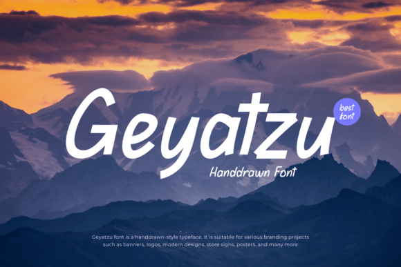 Geyatzu: The Handdrawn Font for Crafters