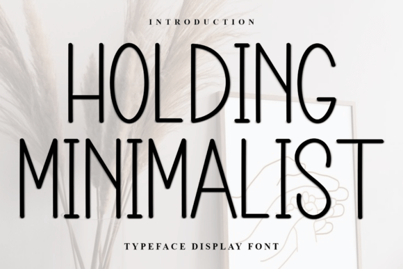 Holding Minimalist: A Modern Sans Serif Font for Web Design