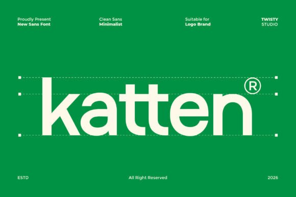 Katten: A Clean Sans Serif Font for Modern Web Design
