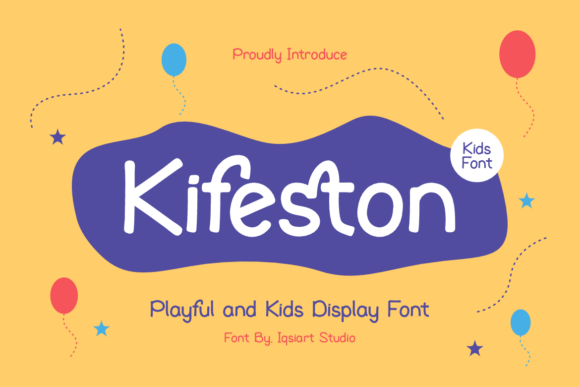 Kifeston: A Playful Display Font for Editorial Design