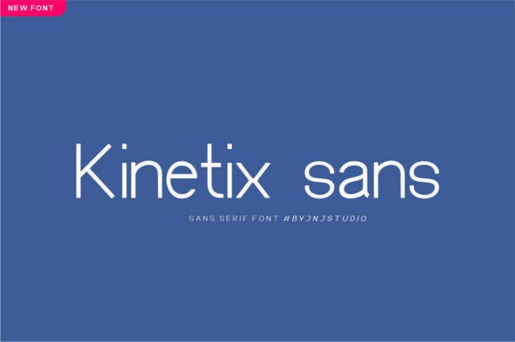 Kinetix Sans: A Modern Sans Serif for Branding