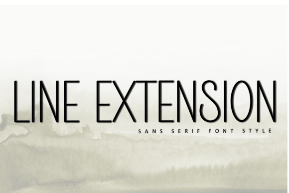 Line Extension: A Festive Typeface for Holiday Crafts
