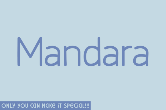 Mandara: A Unique Handwritten Font for Branding