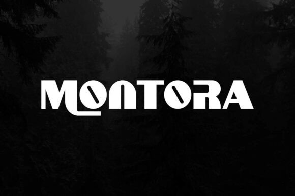 Montora: A Bold Display Typeface for Modern Brands