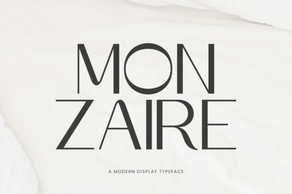 Monzaire: A Modern Display Typeface for Campaigns