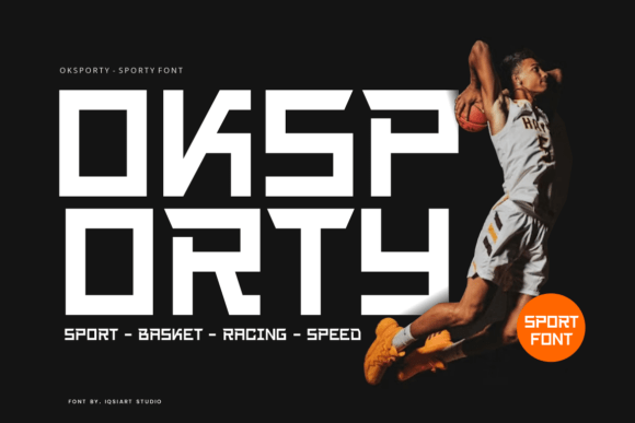 Oksporty: A Bold Sans Serif Display Typeface for Web Design