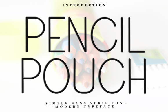 Pencil Pouch: A Festive Typeface for Holiday Campaigns