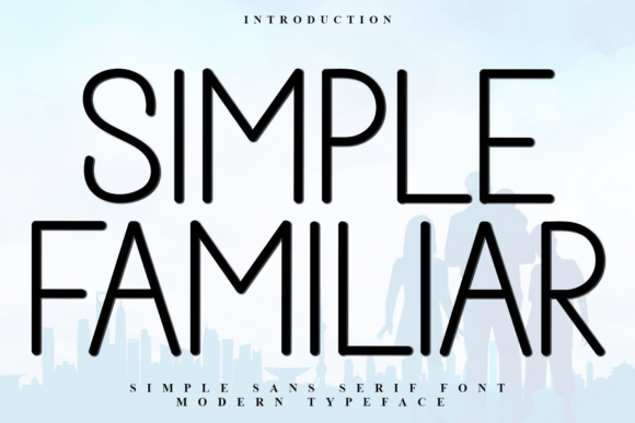 Simple Familiar: A Festive Typeface for Holiday Design