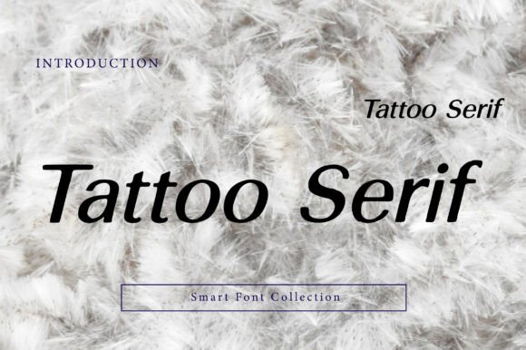 Tattoo Serif: A Vintage Display Font for Makers
