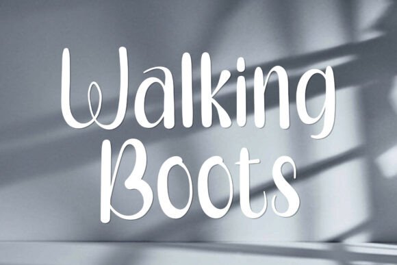 Walking Boots: A Review of the Elegant Handwritten Font